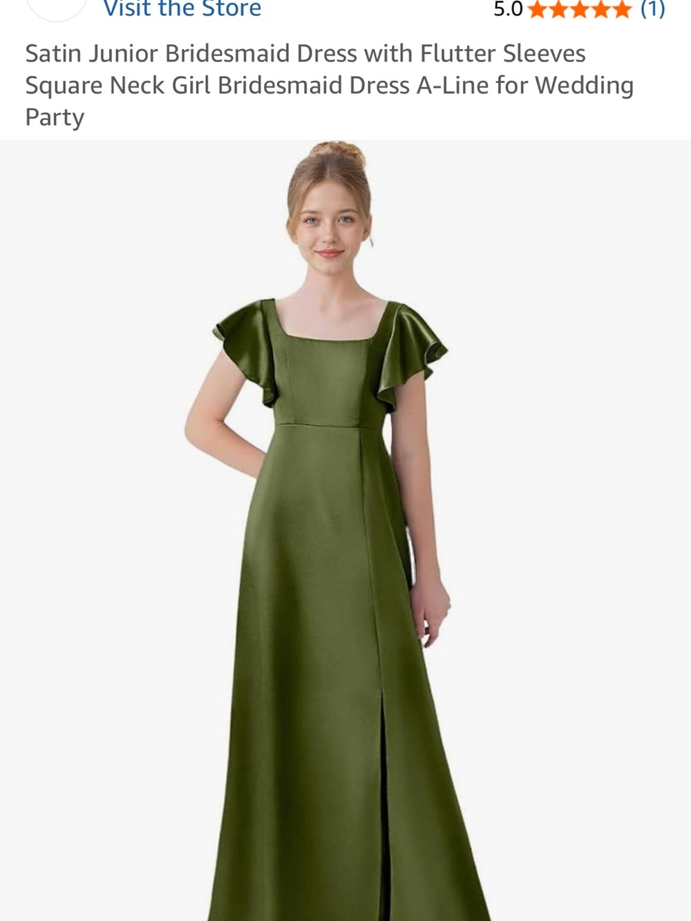 Jirocum junior bridesmaid dress